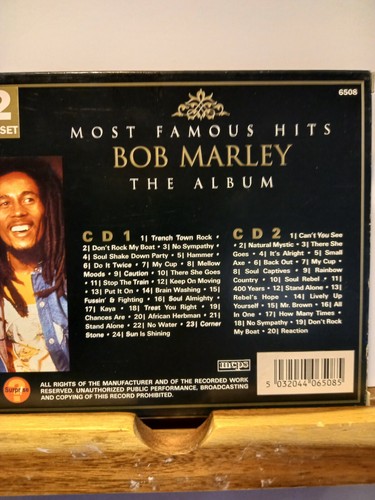 most famous hits - bob marley the album 2 CD BOX SET - Picture 2 of 2