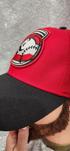 Cincinnati Reds Hat New Era 39Thirty Red White Mr. Redlegs Logo MLB Baseball S/M - Picture 8 of 14