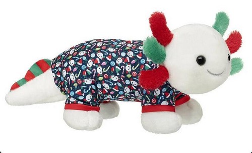Pigiama Build-a-Bear Natale Vacanze Axolotl PJ Sleeper, Edizione 2023 - Foto 3 di 3