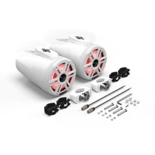 Rockford Fosgate M2 8" Color Optix 2-Way Horn Loaded Wake Tower Speakers - White