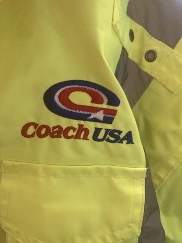 Windbreaker With Zip Out Fleece Liner 3 XL Men’s Reflective Coach USA - Picture 7 of 15