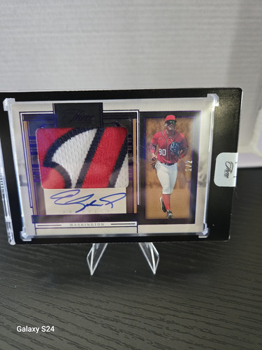 ELIJAH GREEN PANINI ON CARD AUTO PATCH #1/2 FUTURE STAR
