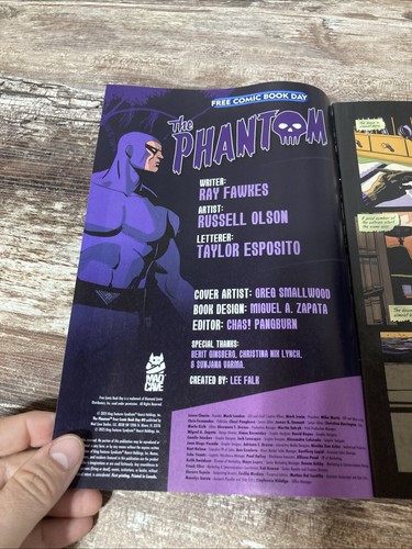 Cómics FCBD THE PHANTOM #0 Mad Cave Studios 2025 1224MA845 (CA) madera pequeña - Imagen 3 de 7