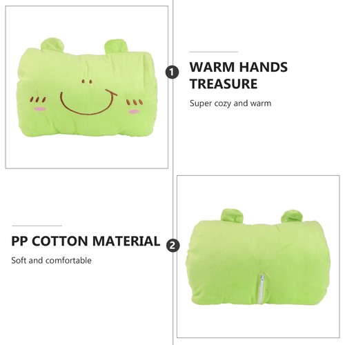 Hand Warmer Pillow Cartoon Plush Winter Hand Warmer Cushion (Frog) - Picture 4 of 12