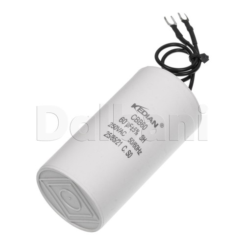 Neu 60UF 250VAC Draht Motor Lauf Kondensator CBB60 HVAC 25/85/21 60MFD 40X90 - Bild 1 von 3