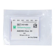 Coltene Whaledent H01480 Gutta Percha Points #80 20/Pk
