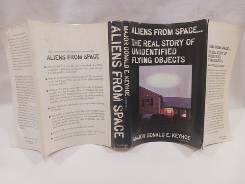 Aliens From Space Donald E. Keyhoe 1973 Book Club Edition BCE HC Vintage UFOs - Picture 20 of 24