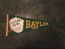 BAYLOR 1981 COTTON BOWL PENNANT