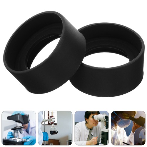 2 Pcs Microscope Protective Rubber Eyepiece for Stereo - Picture 3 of 12