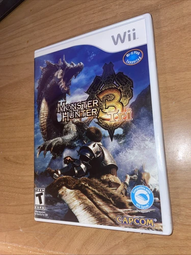 Monster Hunter Tri  3 (Nintendo Wii, 2010) Complete CIB Tested Ships Next Day!