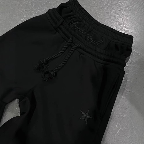 Mens Y2K Wide Leg Sweatpants Drawstring Double Waisted Baggy Hip-Hop Vintage ... - Picture 2 of 6