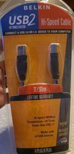 Belkin USB2 Hi-Speed Cable 3'/.91m A Plug/B Plug Computer Cables