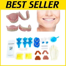 Easy-to-Use 28-Piece Denture DIY Kit - Perfect for Natural Smile & Modeling