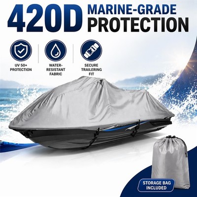 Jet Ski Cover for Sea Doo Bombardier XP 1997 1-2 Seater JetSki PWC Trailerable