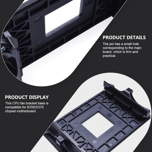 3 PCS Motherboard Fan Bracket Radiator Mount Back Plate CPU Cooler Heatsink - Afbeelding 9 van 12