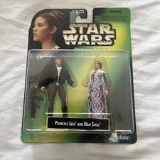 Kenner Star Wars Princess Leia Collection Princess Leia and Han Solo Action...