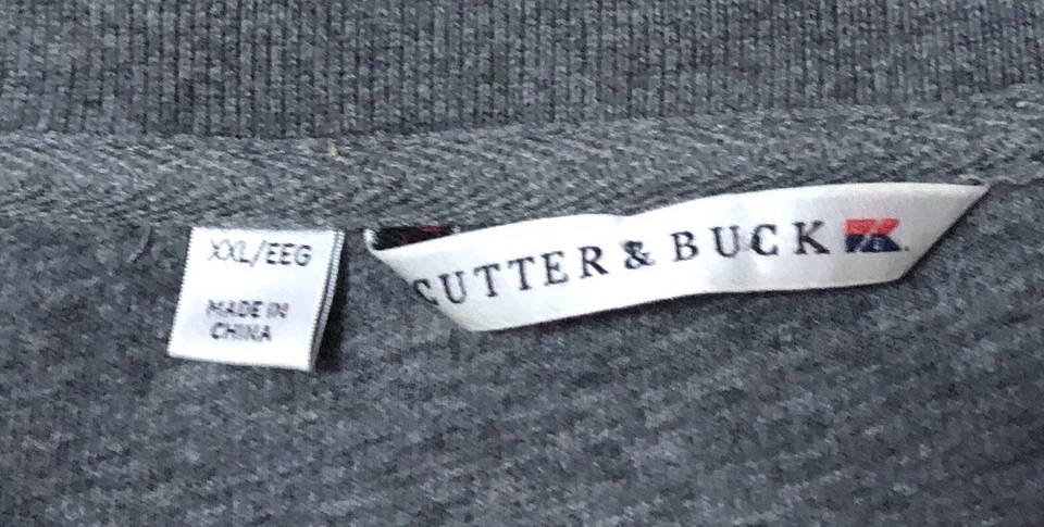 Nwot Cutter&Buck 1/4 Zip Mock Neck Pullover Knit L/S Sweater Mens Size vàXXL - Image 3 of 4