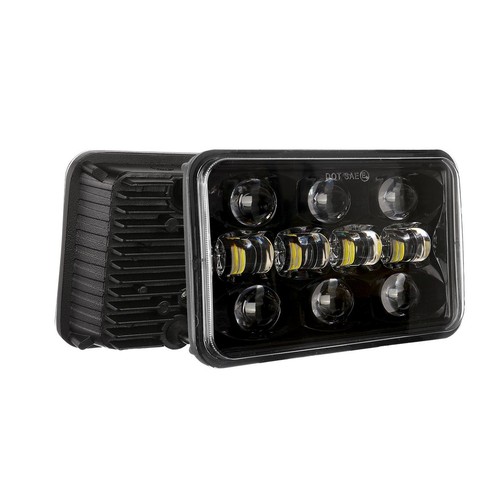 4x 4x6'' LED Headlights For Kenworth T800 Freightliner FLD120 Peterbilt 379 378 - Picture 7 of 12