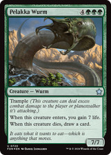 Pelakka Wurm Foundations Magic MTG