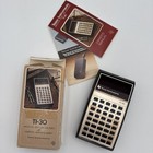 Vintage 1970s Texas Instrument Calculator Ti-30 Tested & Works With Box & Manual