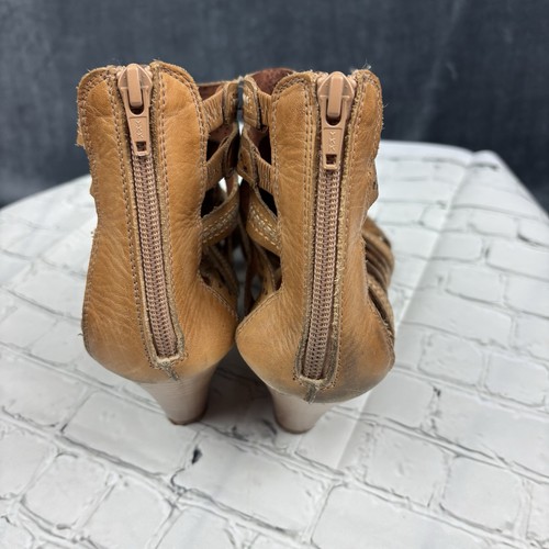 Pikolinos Tan Gladiator Women's Leather Heels Sandals Shoes Size 42 US 11 - Picture 3 of 11