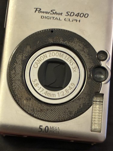 Canon PowerShot SD400 Digital ELPH Camera w/ Battery, Charger, No Sd Card! Works - Picture 17 of 23