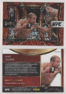 2021 Panini Select UFC Premier Level Red Disco Prizm /199 Jose Aldo #144