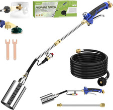 Propane Torch Weed Burner Kit,High Output 2,400,000 BTU with 12.5FT Hose,Heavy D