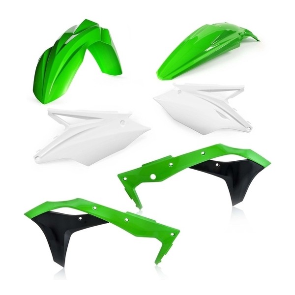 Acerbis Motorrad Plastiksatz Kit Kawasaki KXF 250 2018 Original Plastik-Set-image