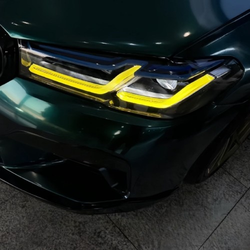 CSL Yellow Angel Eye DRL LED boards For BMW F90 G30 LCI M5 5 SERIES 2021-2023 - Picture 6 of 7