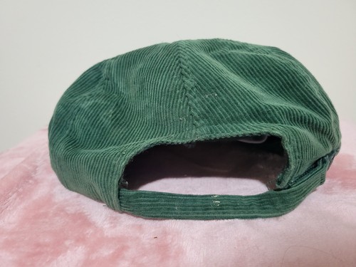 Vintage Green Corduroy Moose Pass Alaska Trucker Snapback Hat - Picture 5 of 10