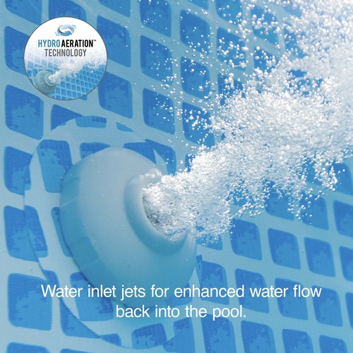 Intex 2100 GPH oberirdische Pool Sandfilterpumpe mit automatischer Zeitschaltuhr (offene Box) - Bild 5 von 12