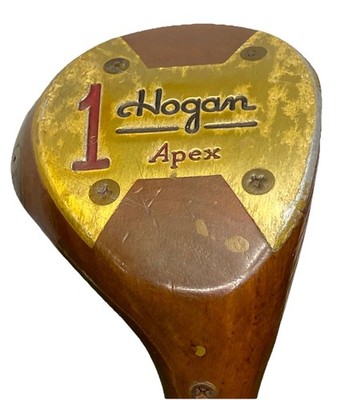 Ben Hogan Apex Oil Hardened Persimmon Driver RH Dynamic Regular Steel 41.5'' HC