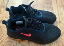 Men's Nike Air Max Motion 2 Black/Flash Crimson Laser Orange Shoes, Size 8.5