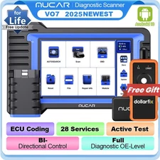 2025 MUCAR VO7 Full System Diagnostic Scanner Scan Tool E.CU Coding Action Test