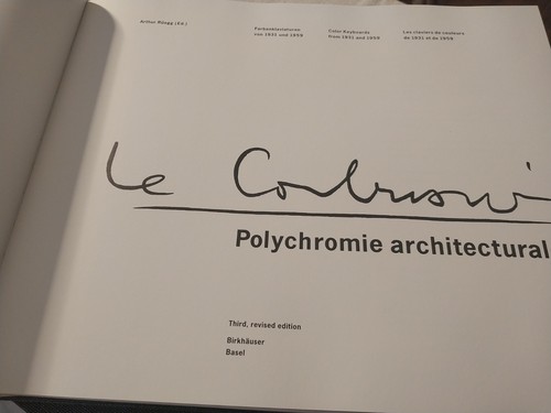 Le Corbusier Polychromie Architecture/3 Vols,3rd Revised Edition/Very Good + - Picture 2 of 22