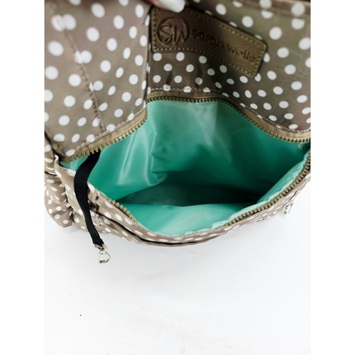 Sarah Wells Kelly Convertible Breast Pump Bag Rucksack grau gepunktet - Bild 9 von 15
