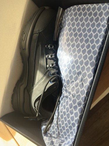 Redback Blue Tongue Black Work Shoes Size 12 - NIB - BTRQ12 Torque Soft Toe - Picture 4 of 6
