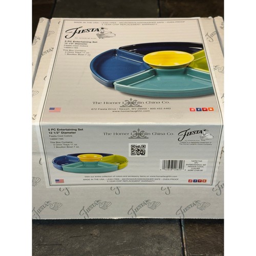 New Homer Laughlin Fiesta Entertaining and Baking 5 piece entertaining in box - Bild 3 von 9