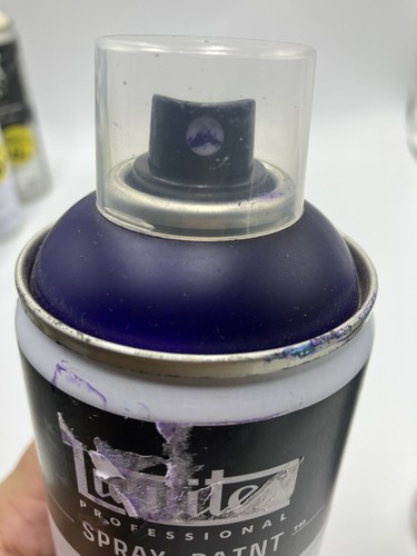 Pintura en aerosol profesional Liquitex dioxazina púrpura - 400 ml tubo blanco probado - Imagen 3 de 5