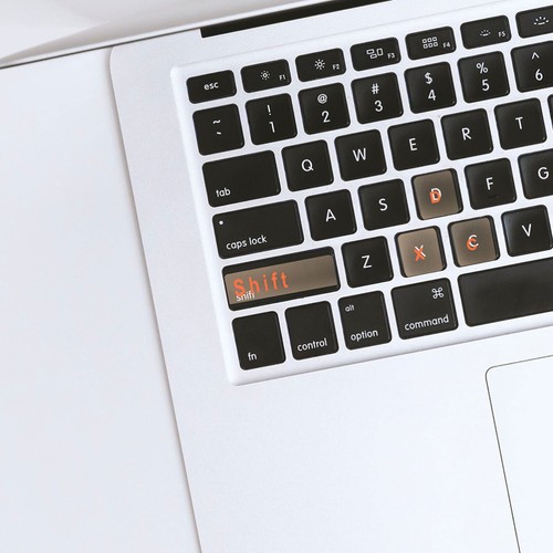 2 Sheets English Keyboard Stickers Universal Transparent Keyboard Stickers For - Afbeelding 10 van 11