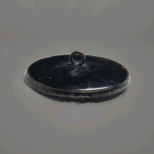 Antique Picture Button Fables Carved Dark Wood Grain Metal Shank 2 Pieces! 41mm - Picture 19 of 19