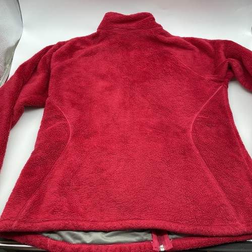Merrell Jacket Plush Fleece Full Zip Red Collar Womens Size XL - Picture 8 of 8