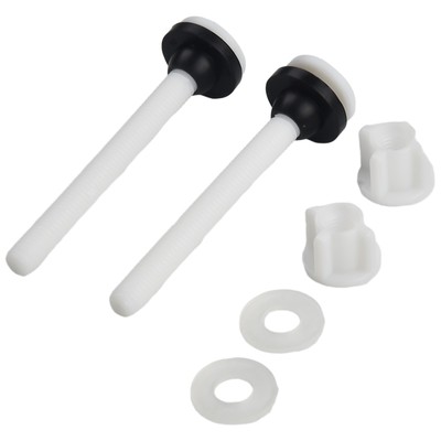 4er Set WC-Sitzschrauben Mit Muttern – Universelle Ersatzteile Für Fast Alle Toiletten