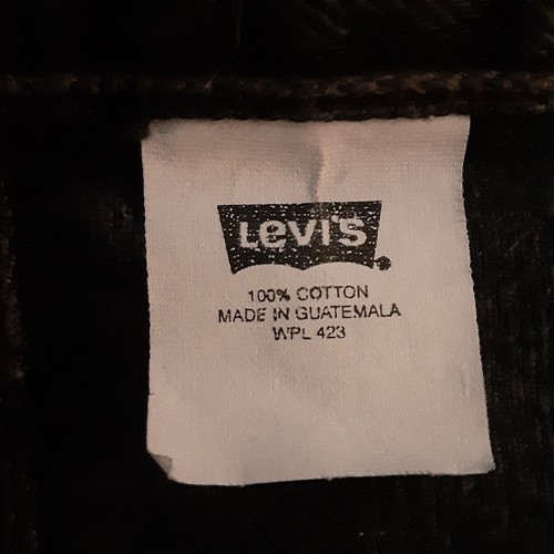 Vintage Levi’s 501 Mens Jeans Made USA Denim Straight Leg Button Fly Black 36X32 - Picture 9 of 11