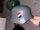 Marx Toy Military Helmet WWII U.S. & German Vintage 1960s plastic complete RARE