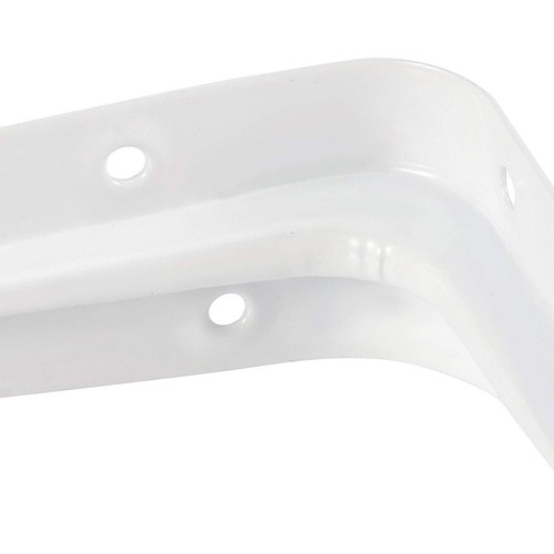 24 Pack 10 x 12 Inch White Shelf Brackets, Heavy Duty L Bracket Support with ... - Picture 3 of 6