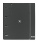 Safta Munich Lagoon – Carpeblock with 4 Rings of 35 mm, with Refill, with 100 A4