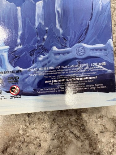 Avatar The Last Airbender: The Complete Book 1 Collection WATER DVD Nickelodeon - Picture 4 of 7