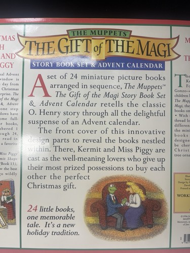 "Los Muppets El Regalo de los Magos Calendario de Adviento 1996 Juego de cuentos 14""x12""" - Imagen 21 de 23